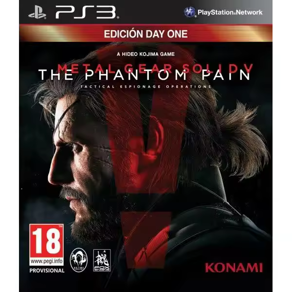 METAL GEAR SOLID V:THE PHANTOM PAIN ( DAY ONE EDITION) PLAYSTATION 3 PAL ESPAÑA NUEVO PRECINTADO - 1