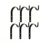 4Pcs Ganchos De Hierro Fundido En J Para Mejoras Del Hogar Y Pintura De Macetas Con Flores Accesorios Para Ropa - details 2