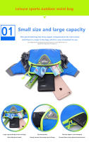 Bolsa De Cintura Para Ciclismo Running Pesca Senderismo Deporte Fitness Con Bolsillo Para Botella De Agua PU Unisex - details 5