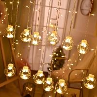 Luz De Hiedra Estelar LED Para Jardín Y Camping Decoración De Navidad Y Año Nuevo Caja De Batería De Cadena De Luces De Sfera De Desear 1 PC - details 6