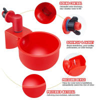 Bebedero Automático Para Pollos Cuenco De Agua Plástico Alimentador De Agua Para Pollos Pato Ganso Codorniz Adecuado Para Chicharrones - details 2