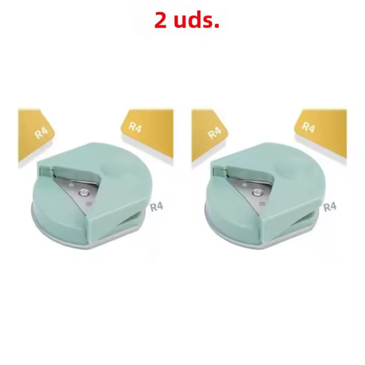 Cortador De Esquinas Plástico Herramienta De Manualidades Para Scrapbooking Corte Y Redondeo De Papel Cortador De Esquinas Para Papel - 1