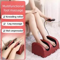 Masajeador De Pies Eléctrico Con Calor Y Vibración Shiatsu Kneading Rodillo Terapia De Compresión Caliente Control Remoto Tres Velocidades Para Musculosidad - details 0