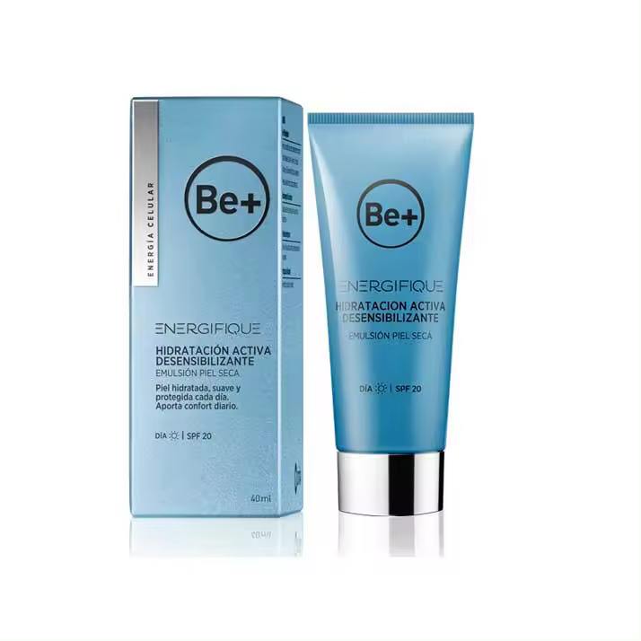 Be + Be+ Energifique Hidratación Activa Desensibilizante Piel Seca SPF20 50ml - Previene Arrugas y Sequedad - 1