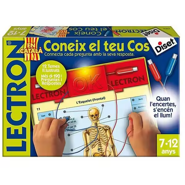 Diset - Coneix el teu cos. Connecta cada pregunta amb la seva resposta. Lectron - 1