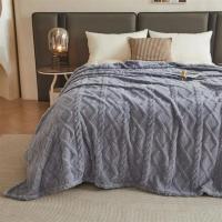 Manta De Tafurong De Poliéster 100% Coral Fleece Para Cama Y Sofá Color Sólido Suave Y Cálida Para Primavera E Invierno Tamaño Varía - details 26