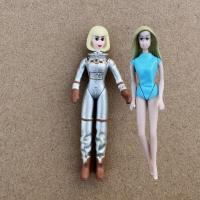 Muñeca Vintage ST Mini Figura 10cm Asistente De Vuelo 7cm Astronauta Niña Adorable Articulada Colección Limitada Para Niñas De Más De 14 Años - details 3