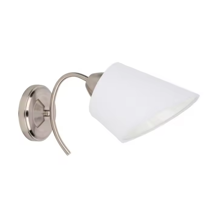 Lámpara de Decoración, Metal, Blanco, 15x30x16 cm - 1