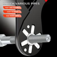 Llave De Mano Mágica Hexagonal De Aluminio Y Acero Multiusos De 6 Y 8 Pulgadas Clampable Y Móvil Para Reparaciones Domésticas - details 4