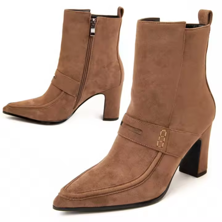 Botín De Tacón Para Mujer.  Montevita  Caria  96690 - 1