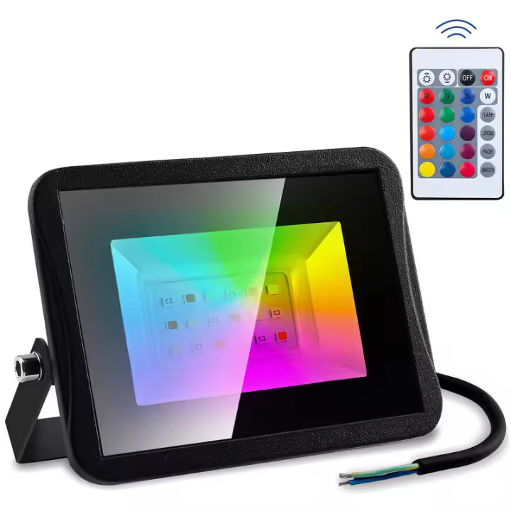 IP67 RGB LED Floodlights Garden Lighting Spotlights Indoor Light - 1