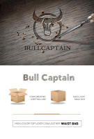 BULLCAPTAIN Bolsa De Cintura Para Hombres Cuero Genuino Estilo Vintage Bolsa Transversal Deportiva Exterior Moda Bolsa De Hombro Y Pecho - details 0