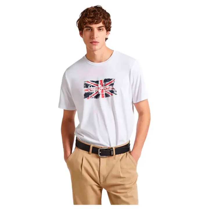 Camiseta de Manga Corta Pepe Jeans  para hombre en color blanco - 1