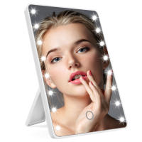 16 LEDs Makeup Mirror with LED Touch Adjustable Light Cosmetic Mirror Illuminated Vanity Mirror Espejo De Maquillaje De Mesa - details 2