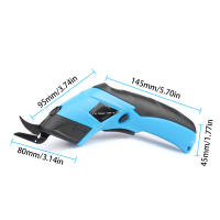 Tijeras Eléctricas Sin Cable Para Costura Aideepen Recargables Por USB Para Cortar Algodón Tela Cuero Y Otros Material - details 5