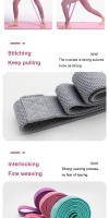 AOLIKES Set De 3 Piezas De Banda De Resistencia Larga Unisex Para Yoga Y Fitness Anillos Elásticos De Cadera Y Pecho Para Ejercicios De Agachamiento Y Levantamiento De Peso Equipo De Gimnasio - details 12