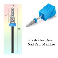 1pc Broca Para Uñas De Acero Tungsteno Carburo Herramienta De Corte Para Manicura Y Eliminación De Piel Muerta Accesorios Para Taladro Eléctrico - details 1