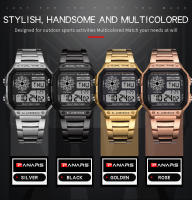 Reloj Deportivo Militar Para Hombre Acero Inoxidable 5BAR Impermeable Pantalla Digital Relogio Masculino Con Alarma Y Calendario - details 3