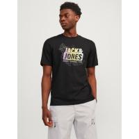 Jack & Jones Hombre Camiseta de Algodón Serie CORE Mod JCOMAP Logo estampado Moda Casual Informal REF 257908 - details 3
