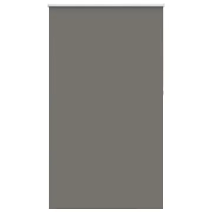 vidaXL Estor Enrollable Opaco gris de Tela en dimension 210 cmx105 cm/210 cmx110 cm/210 cmx115 cm y más | protección solar decorativa para ventanas hogar oficina dormitorio fácil de instalar - 1