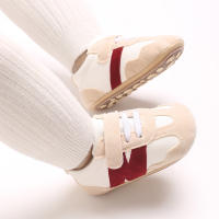 Zapatos Deportivos Infantis Color Bloqueados Antideslizantes Y Cómodos Para Caminar Suela De Goma Tallas 0-18M Hombres - details 22
