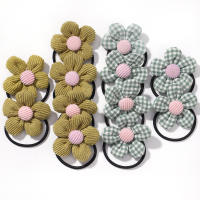 12Pcs Bolsa De Cinturones Elásticos Para Niñas Con Flores Hermosas Accesorios De Cabello Para Niños Amantes De Los Detalles - details 11