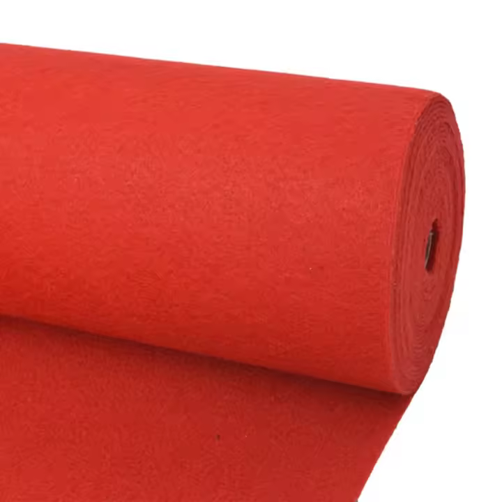 vidaXL Alfombra para Eventos 1x24 cm de Poliéster Moqueta para Fiestas Color Rojo,  Verde, y mas - 1
