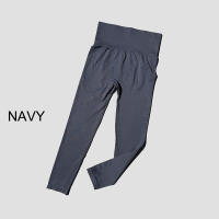 Pantalones De Yoga De Mujer De Cintura Alta Sin Costuras Talla Elástica Leggings Deportivos Para Gimnasio Y Correr En Color Sólido - details 13