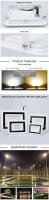 Spotlight De Caracol Blanco Ultrafino LED Fuente De Iluminación Exterior IP65 Para Jardín Camino Puerta Puerta De Calle Lámpara De Pared Iluminación De Fosa - details 8