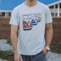 Camiseta hombre Sargantana 85013458 3 furgos gris - details 0