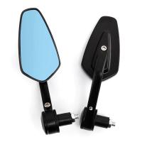 Espejo Retrovisor Azul Para Motocicleta Modificación 22mm Ovalado Adecuado Para Chunfeng NK250 Y NK650 Material Aleación De Aluminio Y Vidrio - details 5