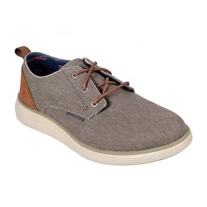 Deportivos Skechers Status 2.0 - Pexton Para Hombre Color Beige - 1