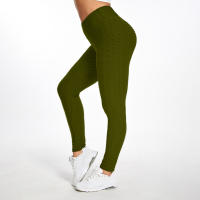 Leggings De Yoga Para Mujer Fitness Running Cintura Alta Slim Pantalones Deportivos Push up Secado Rápido Gimnasio Correr Trabajo Largo - details 28