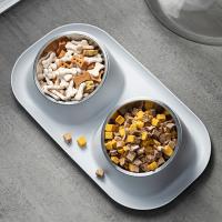 Tazas De Alimentación Elevadas Para Mascotas Acero Inoxidable Dispensador De Alimentos Y Agua Para Perros Y Gatos Resistente a Manchas Tazas Doble Para Alimento Seco Y Agua - details 4