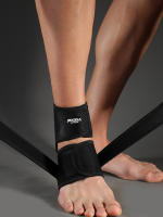 Soporte De Tobillo De Neopreno Ajustable 1 Pieza Esfuerzo De Compresión 8321 Color Negro Para Deportes Y Actividades Físicas - details 2