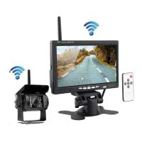 Camecho Car Monitor 7 inch TFT LCD Display Wireless Backup Camera Monitor for Bus Car Rearview Home Surveillance Camera Monitor - details 0