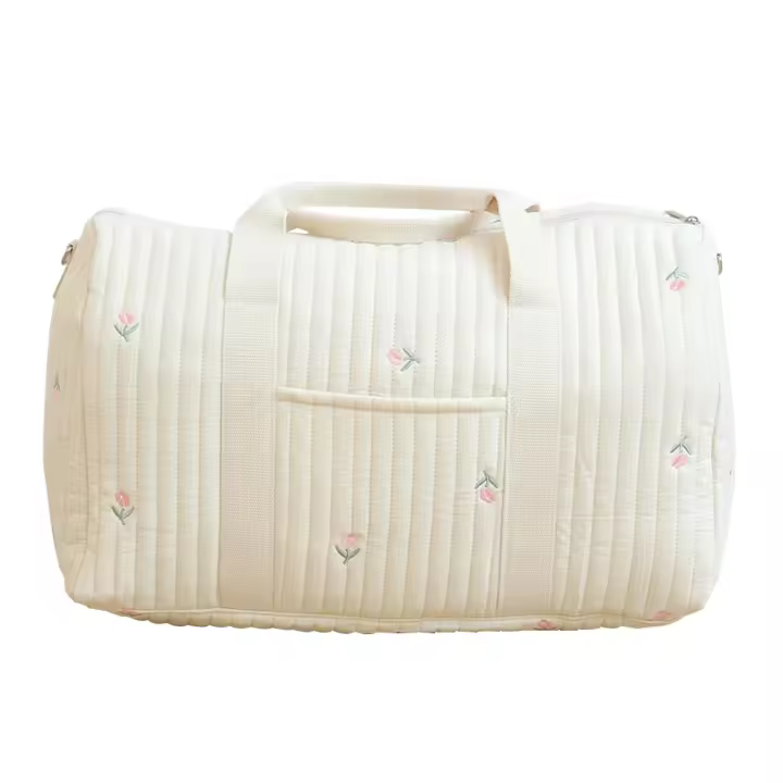 Bolso Grande Para Mamá Bolsa De Pañales Maternidad Organizador Portátil De Viaje Con Mosquetón Para Carrito De Compras Estilo Tote Bag - 1