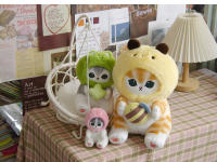 Muñeco De Peluche Kawaii De 20cm Serie Bosque Mofusand Gato Rana Mariposa Animal Cosplay Juguetes Para Niños Regalo - details 7