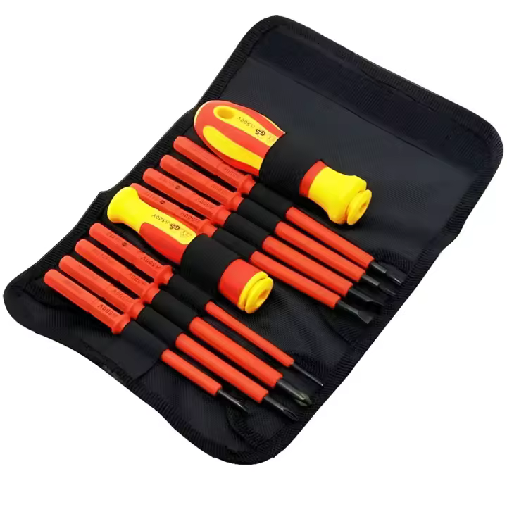 Juego De Destornilladores Magnéticos Aislados Phillips Torx Para Reparación Doméstica Herramientas Eléctricas Con Mango - 1