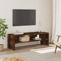 vidaXL Mueble de TV madera de ingeniería 120x40x40cm en color Marrón roble/Roble ahumado/artisian oak y más | almacenamiento funcional diseño moderno para baño dormitorio sala - details 1