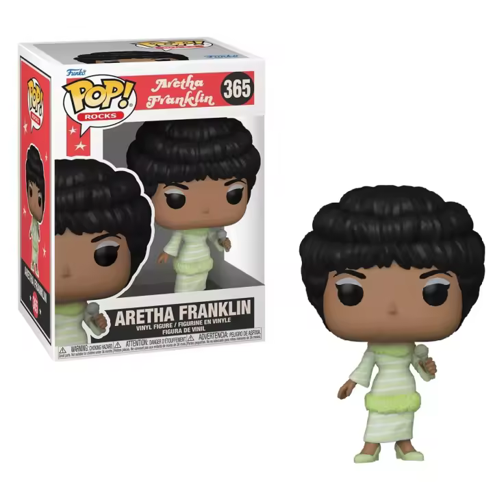 FUNKO POP! ROCKS – ARETHA FRANKLIN (VESTIDO VERDE), 67452, Nº365, TIENDA CON LICENCIA OFICIAL - 1