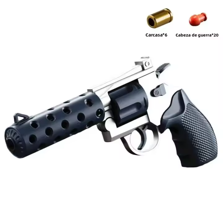 Pistola De Desert Automatica Con Ejection Continua De Cargador Vacío Revólver Juguete De Pistola Sin Batería Para Adolescentes Y Adultos - 1