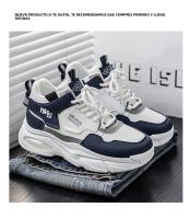 Zapatillas De Hombre Alta Comodidad Transpirables Casual Versátiles Con Suela Gruesa Para Otoño 2026 Cuero Artificial Malla - details 21