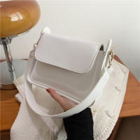 Bolso De Hombro Para Mujer De Moda En Cuero PU Color Sólido Bolso De Armpita Diseñador Bolsa De Mano Y Monedero Para Niñas - details 17