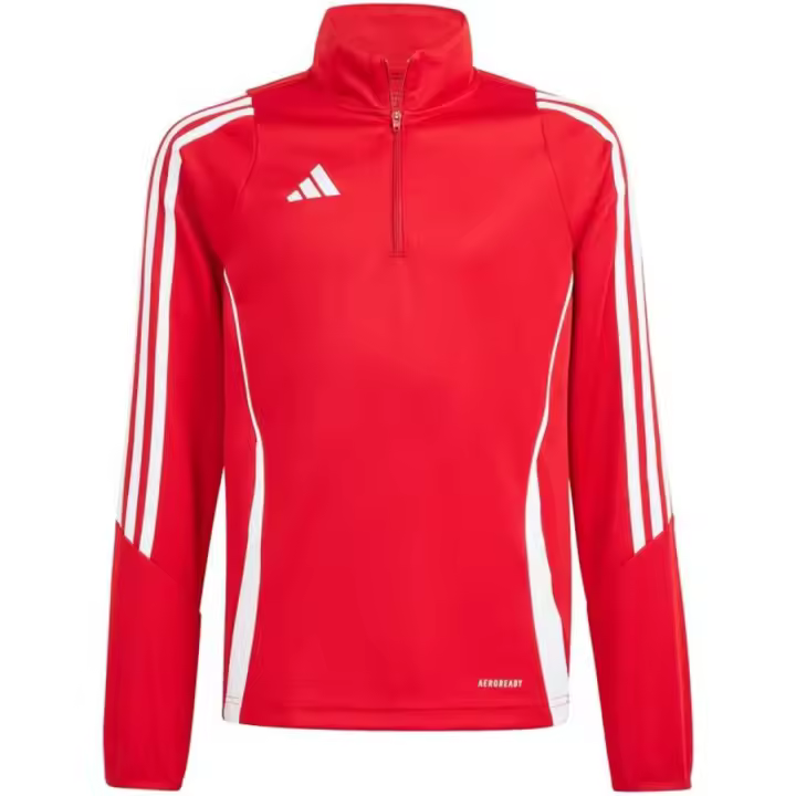 Adidas Tiro 24 Training Top Jr IR9361 sweatshirt sudadera juvenil de la colección Tiro 24 Training con ajuste atlético y tejido transpirable. Diseñada para mejorar la comodidad y el rendimiento en el campo. - 1