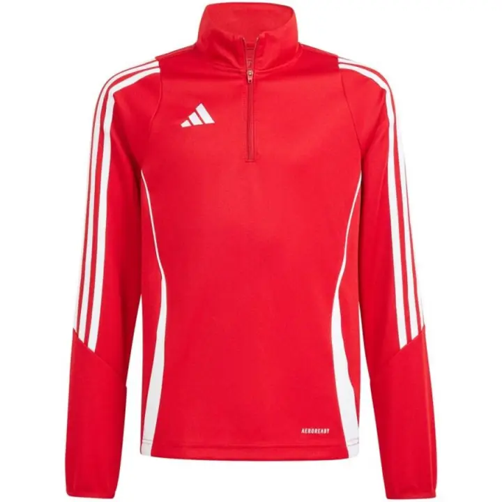 Adidas Tiro 24 Training Top Jr IR9361 sweatshirt sudadera juvenil de la colección Tiro 24 Training con ajuste atlético y tejido transpirable. Diseñada para mejorar la comodidad y el rendimiento en el campo. - 1