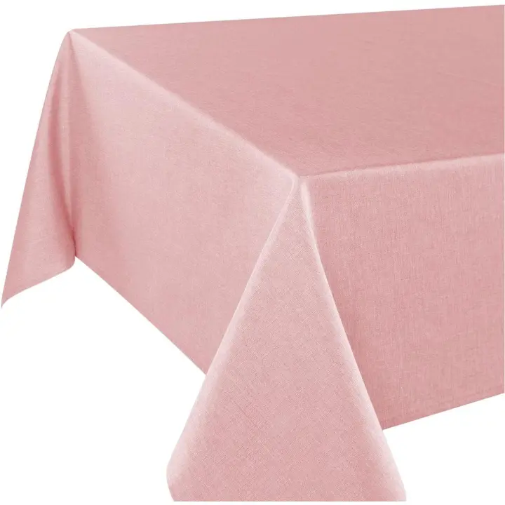 Mantel VIENNA rosa Premium, repelente de suciedad, todo el año, rectangular 140x220 cm - 1