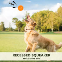 Juguetes Para Perros Pequeños Y Medianos 3Pcs Bola Masticable De Espina Suave TPR Con Sonido Squeaky Flotante Para Piscina Juguete Para Arrojar Y Buscar - details 5