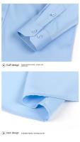 Camisa De Hombre Antidesvanecimiento Moda Clásica Resistente a Arrugas Blanca Casual Versátil Para Negocios Estilo Inteligente Con Cuello En V Y Manga Completa - details 6