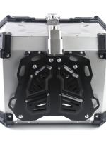 Accesorios De Moto: Alforja De Acero Inoxidable 45L/55L/65L Con Base De Liberación Rápida Y Placa De Fundición Para Equipaje De Motocicleta - details 3